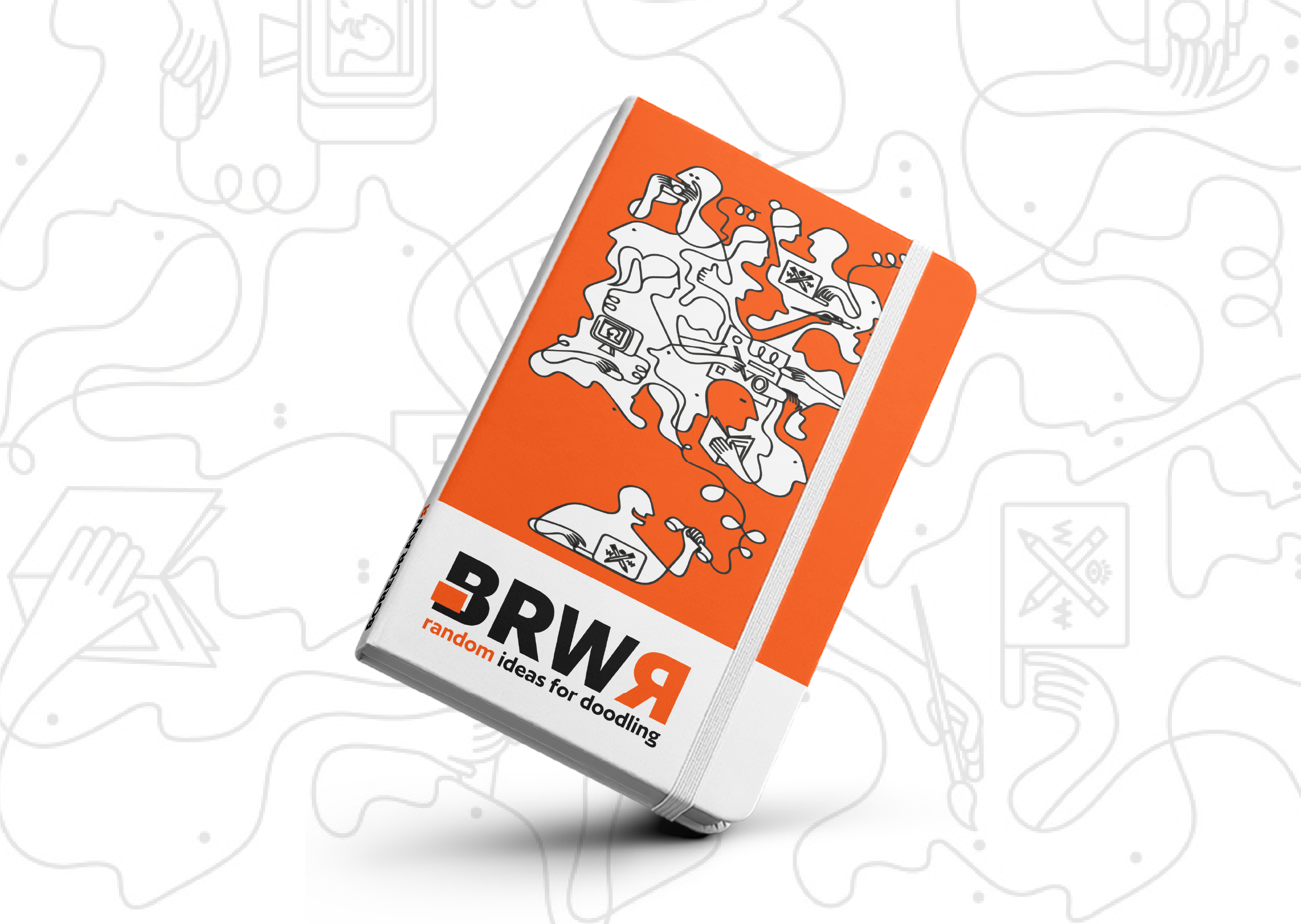 Boredrawr notebook mockup