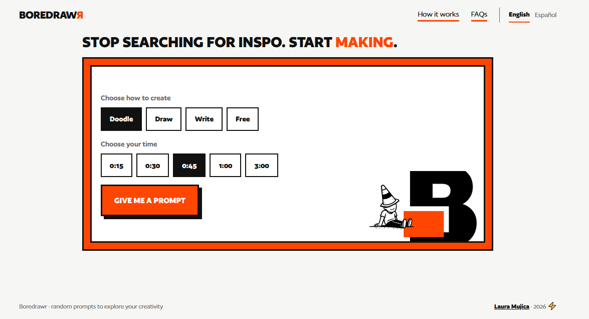 Boredrawr working web app